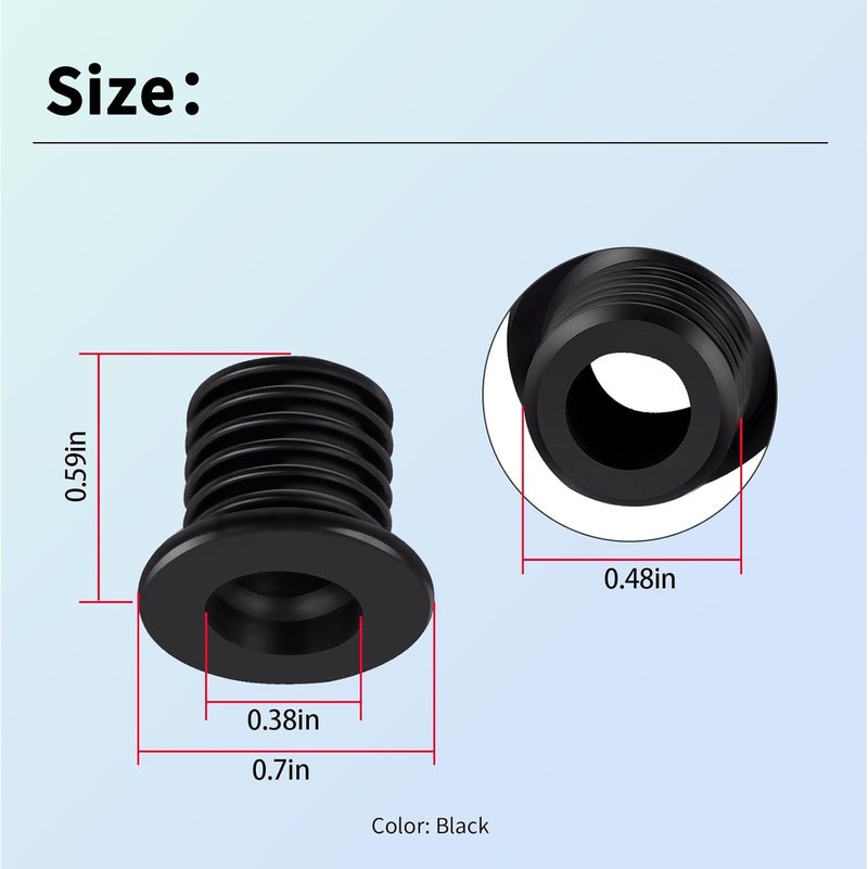 XTPTFABS 3089902 Engine Grommet Compatible with 2006 2007 2008 2009 2010 2011 2012 2013 2014 Polaris Sportsman Ranger 500 550 (1Pcs Grommet, Black) - Image 3